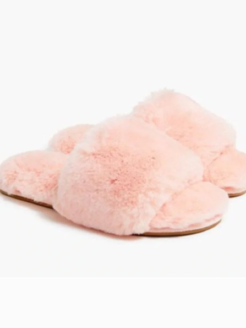 J.Crew Fuzzy Slide Slippers Size 9 NEW
